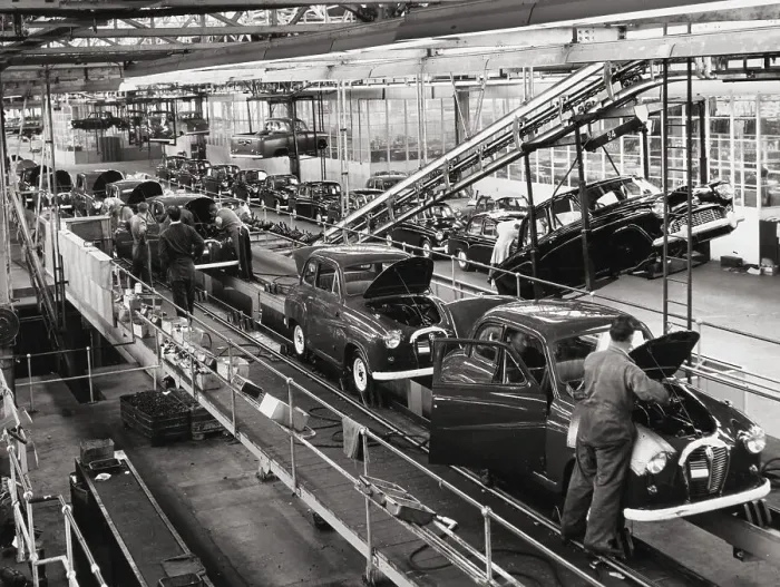 Framed Print : Interior of Automobile Factory Framed Print : Interior of Automobile Factory
