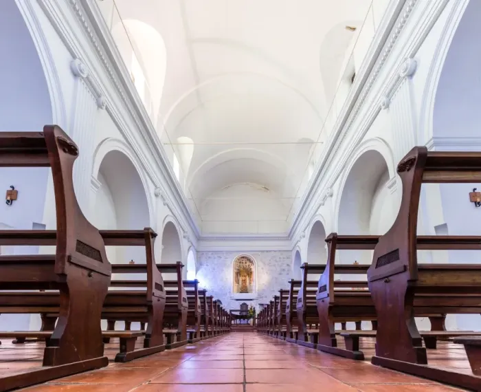 Framed Print : Interior Basilica of the Holy Sacrament Framed Print : Interior Basilica of the Holy Sacrament