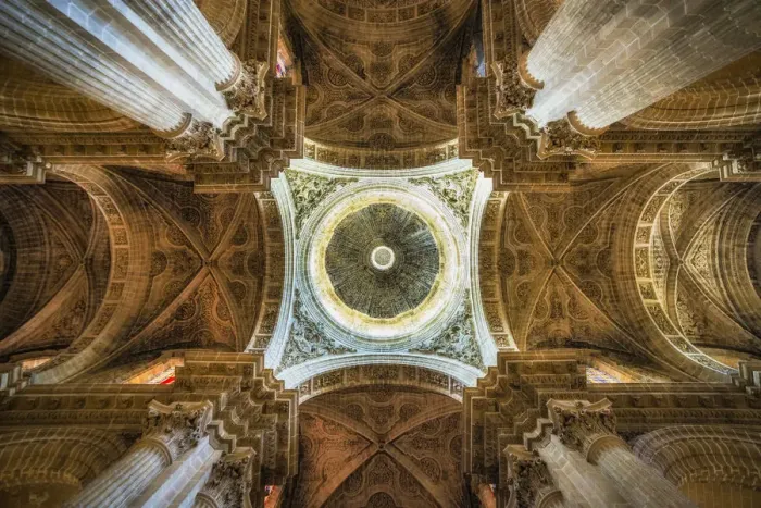 Framed Print : Interior of the Catedral del Salvador, Jerez de la Frontera Framed Print : Interior of the Catedral del Salvador, Jerez de la Frontera