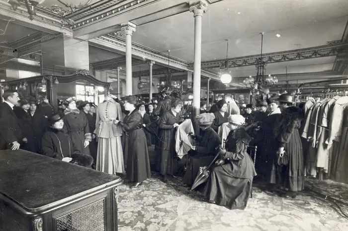 Framed Print : Interior Of Department Store / France