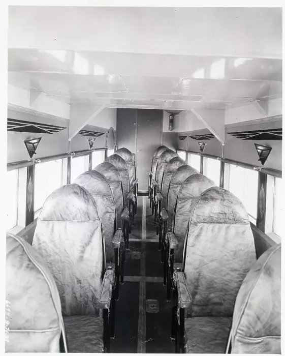 Framed Print : Interior Of Early Passenger Plane Framed Print : Interior Of Early Passenger Plane