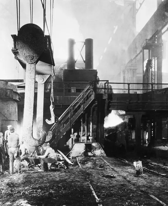 Framed Print : Interior Of The Ensley Steel Mills, Al Framed Print : Interior Of The Ensley Steel Mills, Al