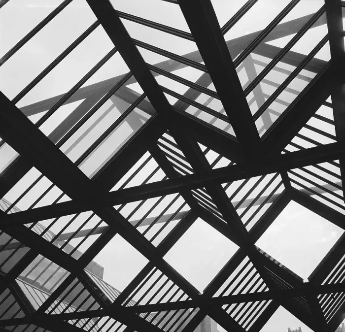 Framed Print : Interior of Ford Foundation Building Framed Print : Interior of Ford Foundation Building