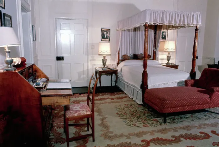 Framed Print : Interior of Guest Bedroom at Blair House Framed Print : Interior of Guest Bedroom at Blair House