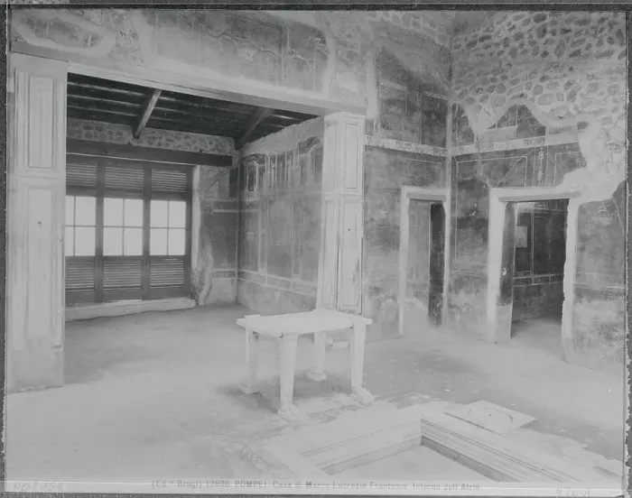 Framed Print : Interior of Home of Marco Lucrezio Frontonio Framed Print : Interior of Home of Marco Lucrezio Frontonio