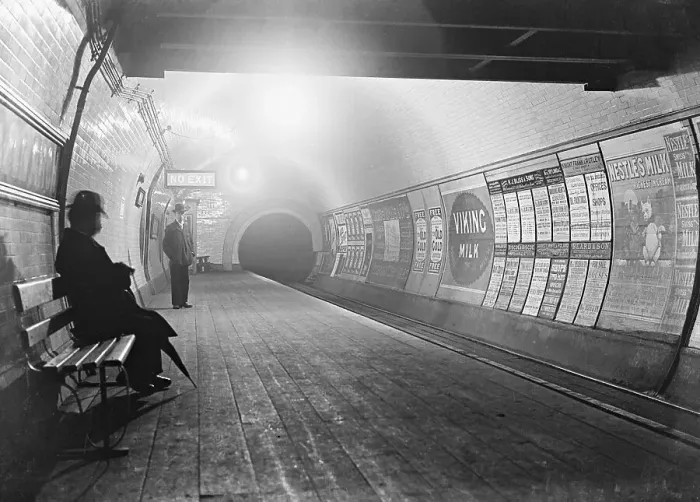 Framed Print : Interior of London Subway Framed Print : Interior of London Subway