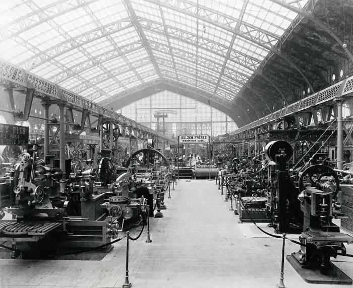 Framed Print : Interior Of Machinery Exhibition Bldg Framed Print : Interior Of Machinery Exhibition Bldg
