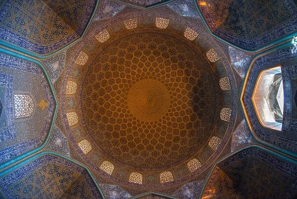 Interior of Masjid-I Imam or Shah Mosque in Naqsh-e-Jahan Square