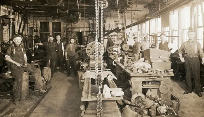 Framed Print : Interior Of A Metal Factory Framed Print : Interior Of A Metal Factory