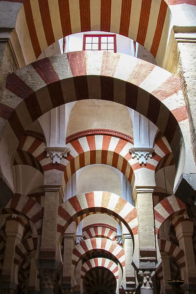 Interior of the Mezquita, or Mosque - Cathedral of CAordoba, Andalusia, Spain