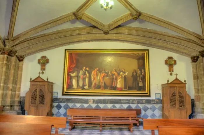 Framed Print : Interior of The Monastery of Santa MarAia de Guadalupe Framed Print : Interior of The Monastery of Santa MarAia de Guadalupe