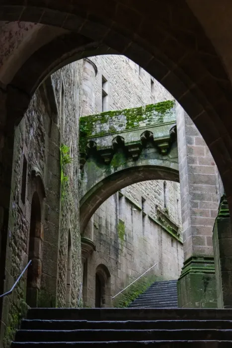 Framed Print : Interior of Mont Saint-Michel, Normandy, France