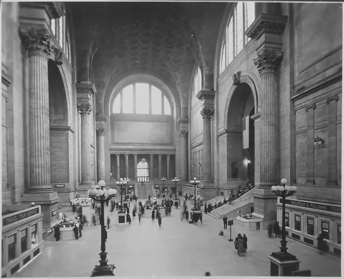 Framed Print : Interior of Pennsylvania Station Framed Print : Interior of Pennsylvania Station