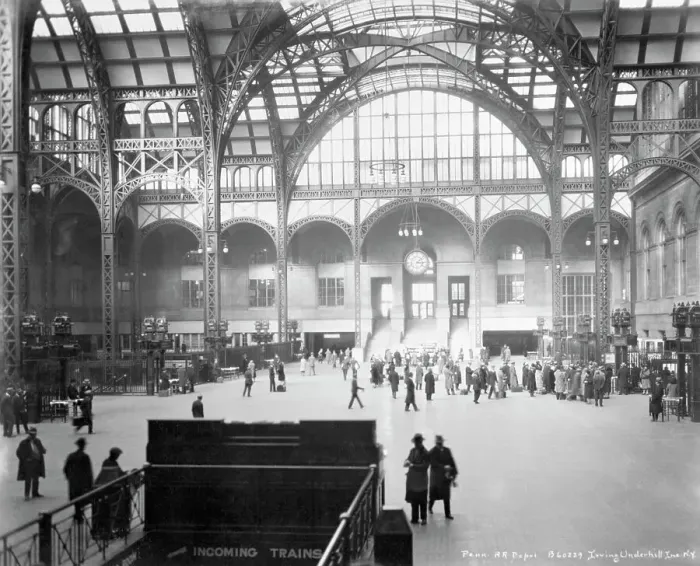 Framed Print : Interior of Pennsylvania Station Framed Print : Interior of Pennsylvania Station