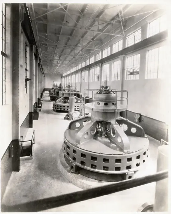 Framed Print : Interior Of Power Plant; Generators Framed Print : Interior Of Power Plant; Generators
