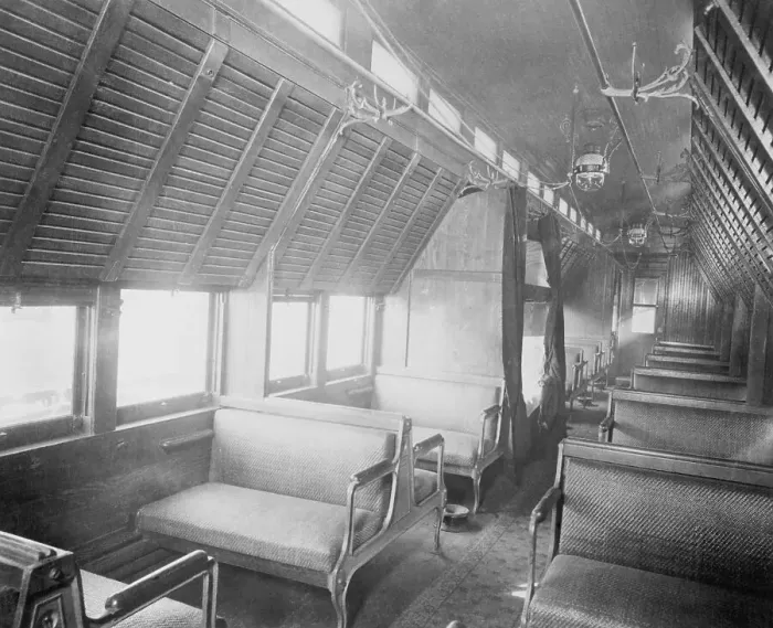 Framed Print : Interior of Pullman Railroad Car Framed Print : Interior of Pullman Railroad Car