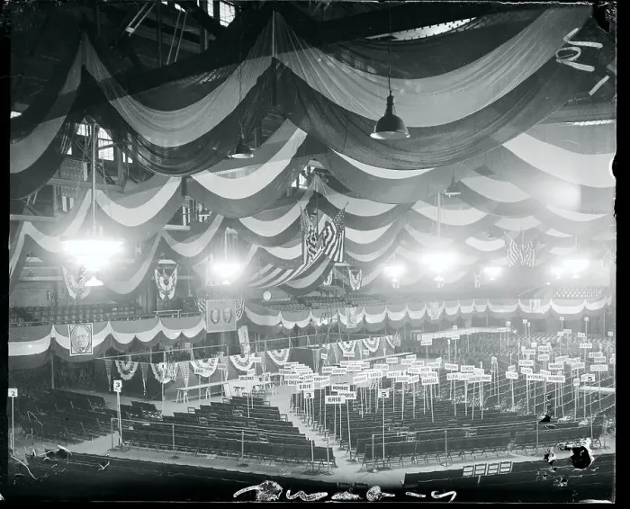 Framed Print : Interior of Republican Convention Hall Framed Print : Interior of Republican Convention Hall