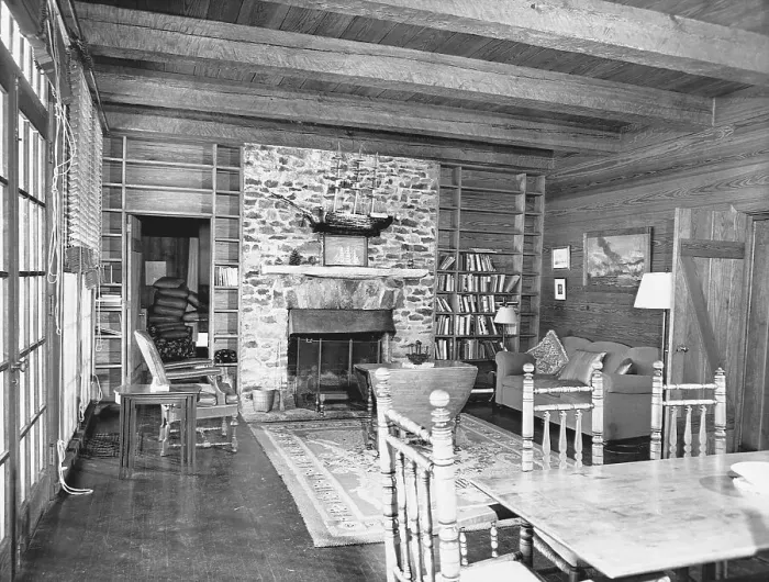 Framed Print : Interior of Roosevelt's Little White House Framed Print : Interior of Roosevelt's Little White House