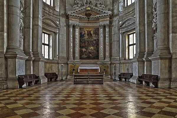 Interior Of San Gorgio Maggiore Church, Veneto, Venezia, Italy