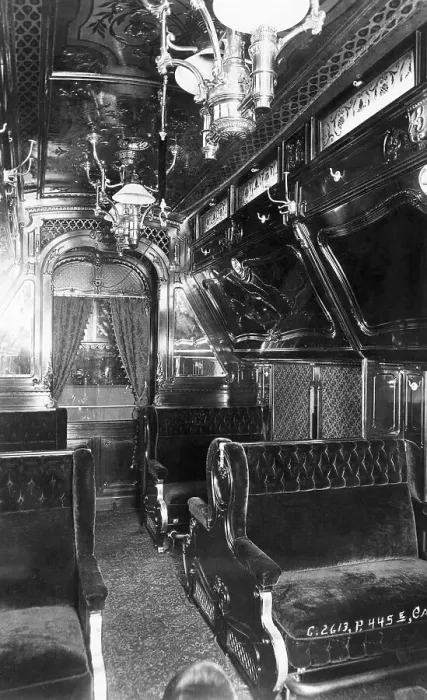 Framed Print : Interior of the Santa Barbara Train Framed Print : Interior of the Santa Barbara Train