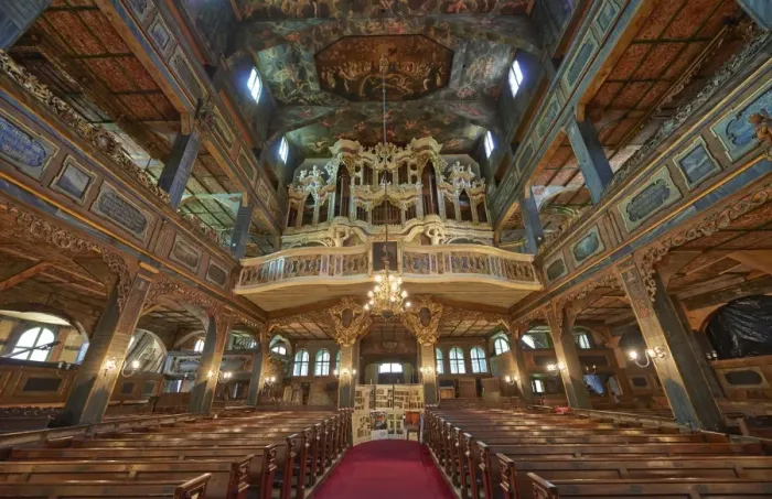 Framed Print : Interior shot of Protestant Church of Peace Framed Print : Interior shot of Protestant Church of Peace