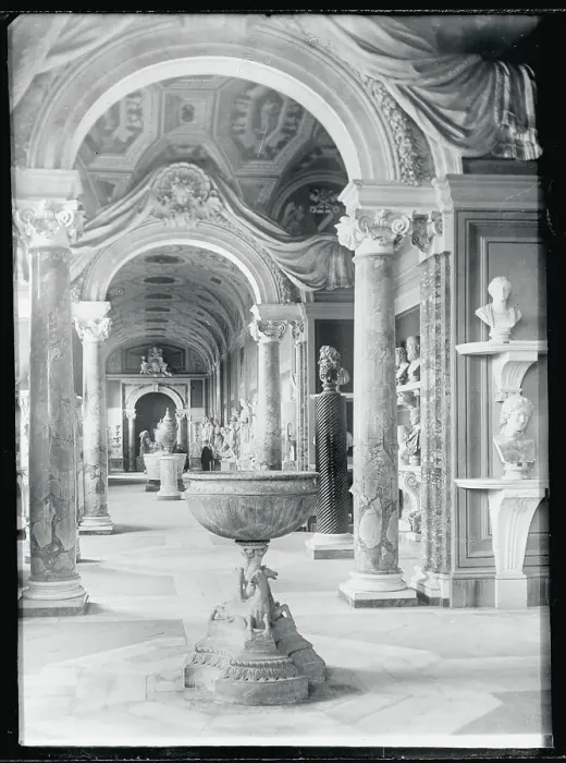 Framed Print : Interior View of Hall of Busts Framed Print : Interior View of Hall of Busts