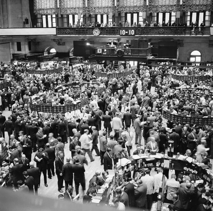 Framed Print : Interior View of New York Stock Exchange