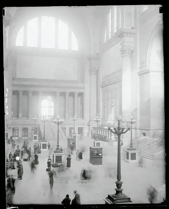 Framed Print : Interior View of Pennsylvania Station During Late Nineteen Twenties Framed Print : Interior View of Pennsylvania Station During Late Nineteen Twenties