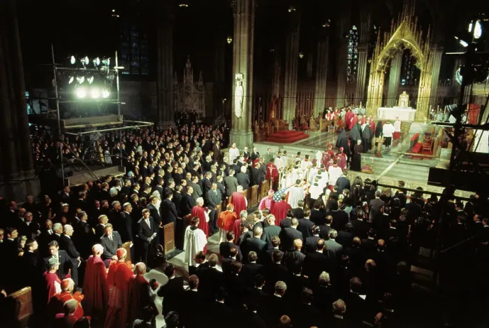 Framed Print : Interior View of St. Patrick's Cathedral During a Mass Framed Print : Interior View of St. Patrick's Cathedral During a Mass