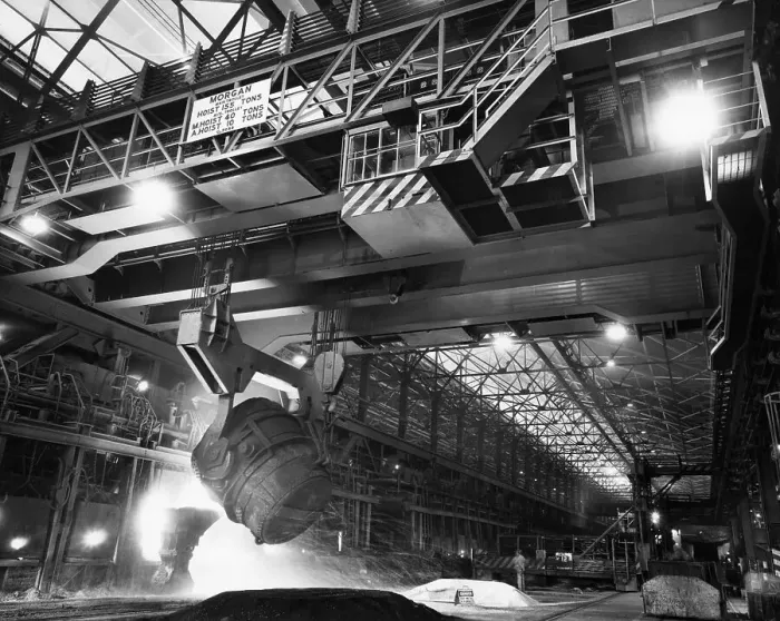 Framed Print : Interior View Of Steel Plant Framed Print : Interior View Of Steel Plant