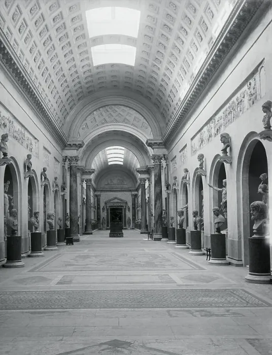 Framed Print : Interior View of Vatican Museum the Braccio Muovo Framed Print : Interior View of Vatican Museum the Braccio Muovo