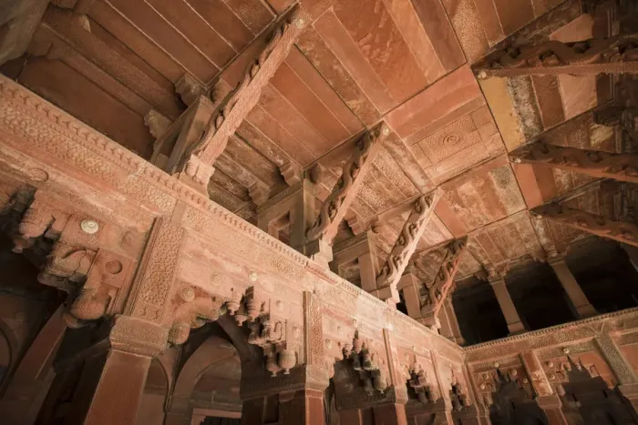 Framed Print : Interiors view of Agra Fort, Agra, Uttar Pradesh, India