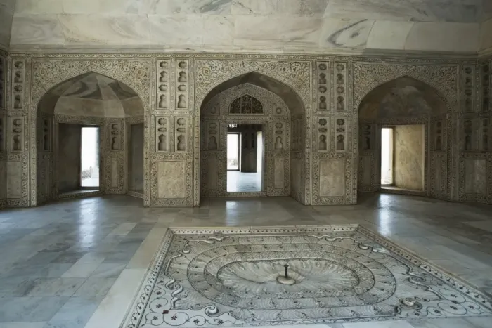 Framed Print : Interiors view of Khas Mahal, Agra Fort, Agra, Uttar Pradesh, India