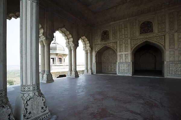 Interiors view of Khas Mahal, Agra Fort, Agra, Uttar Pradesh, India