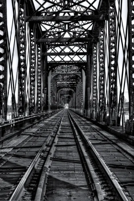 Framed Print : The International Railway Bridge Framed Print : The International Railway Bridge