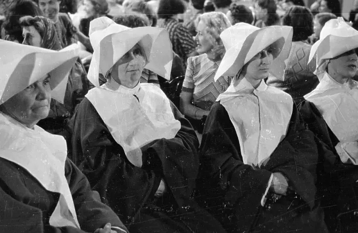 Framed Print : Interned Nuns Framed Print : Interned Nuns