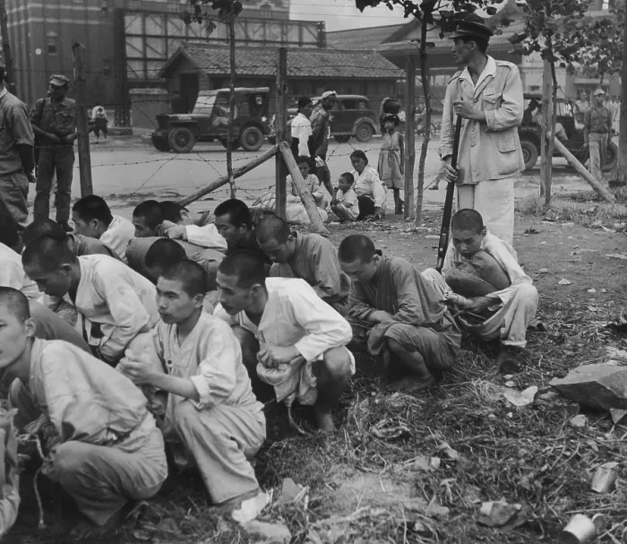 Framed Print : Internees In Busan Framed Print : Internees In Busan