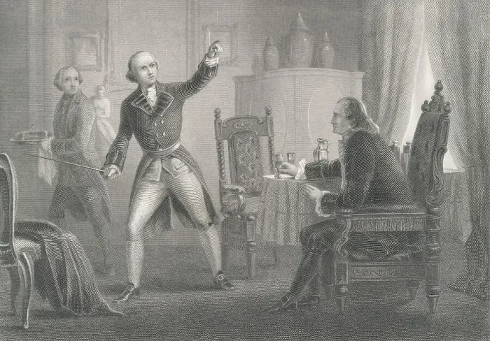 Framed Print : Interrogation by General James Wolfe
