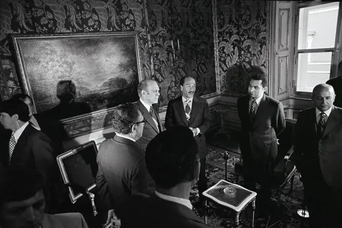 Framed Print : Int'L Diplomats Standing In Circle Framed Print : Int'L Diplomats Standing In Circle