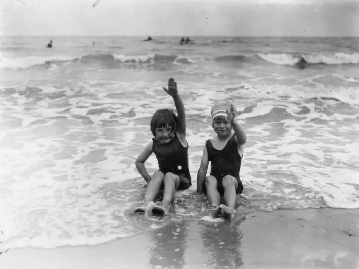 Framed Print : Intrepid Swimmers