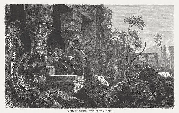 Invasion of the Hyksos in Egypt c. 1650 BC, published 1880