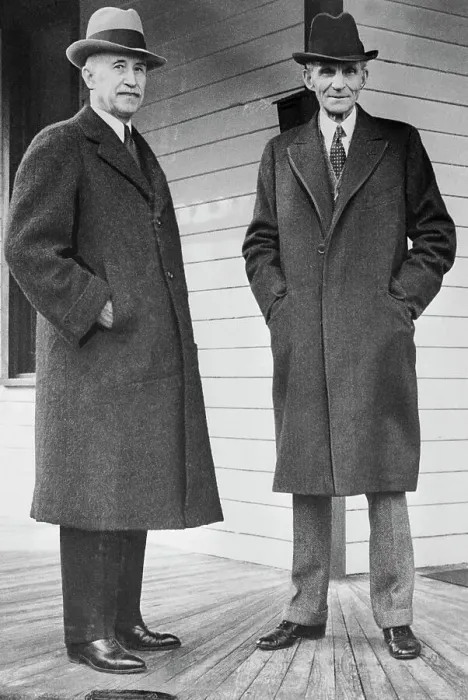 Framed Print : Inventors Orville Wright and Henry Ford Framed Print : Inventors Orville Wright and Henry Ford