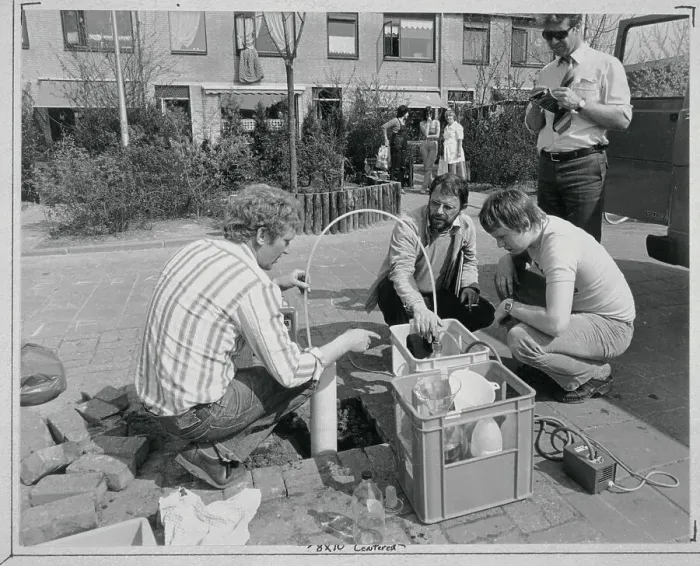 Framed Print : Investigators Measuring Ground Pollution Framed Print : Investigators Measuring Ground Pollution