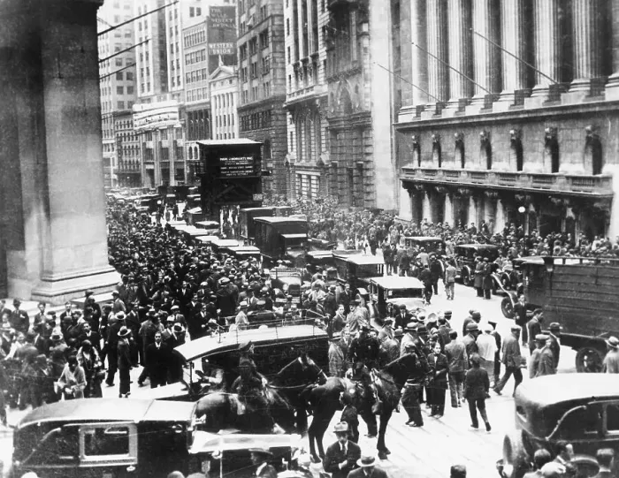 Framed Print : Investors Crowd Wall Street Framed Print : Investors Crowd Wall Street