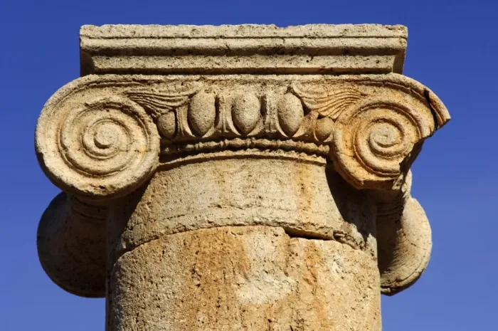 Framed Print : Ionic capital Leptis Magna Libya Framed Print : Ionic capital Leptis Magna Libya