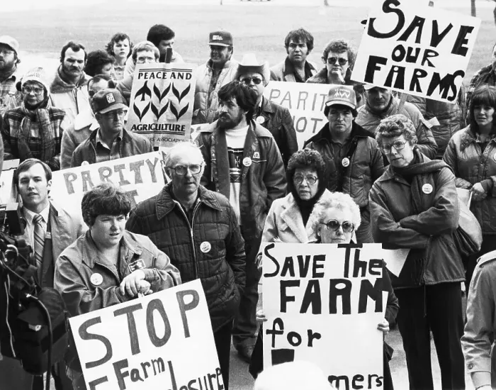 Framed Print : Iowa Farm Unity Coalition Demonstration Framed Print : Iowa Farm Unity Coalition Demonstration