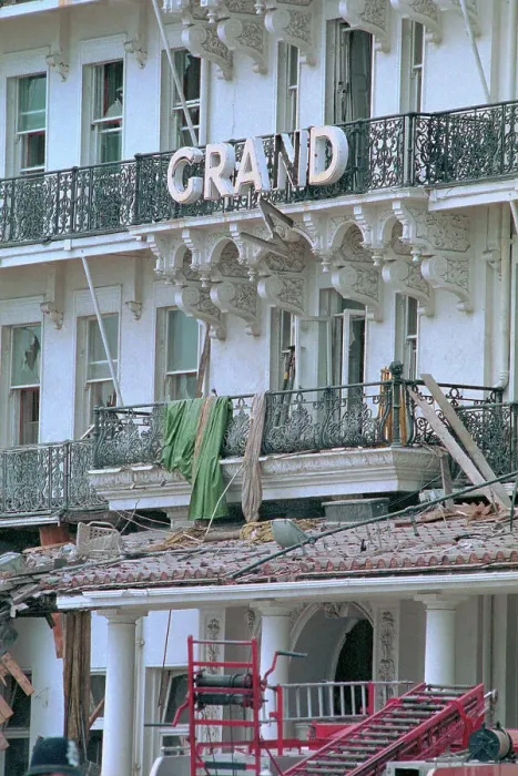 Framed Print : IRA Bombing of Grand Hotel Framed Print : IRA Bombing of Grand Hotel