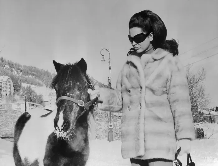 Framed Print : Ira Von Furstenburg with Pony Framed Print : Ira Von Furstenburg with Pony