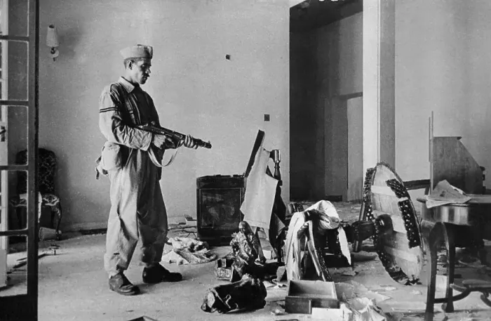 Framed Print : Iraqi Soldier Guarding Valuables Framed Print : Iraqi Soldier Guarding Valuables