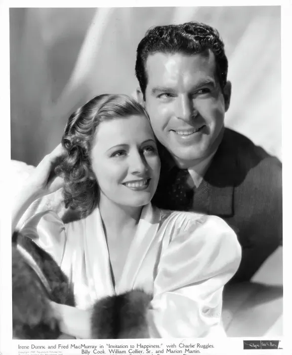 Framed Print : Irene Dunne And Fred MacMurray In Invitation To Happiness Framed Print : Irene Dunne And Fred MacMurray In Invitation To Happiness